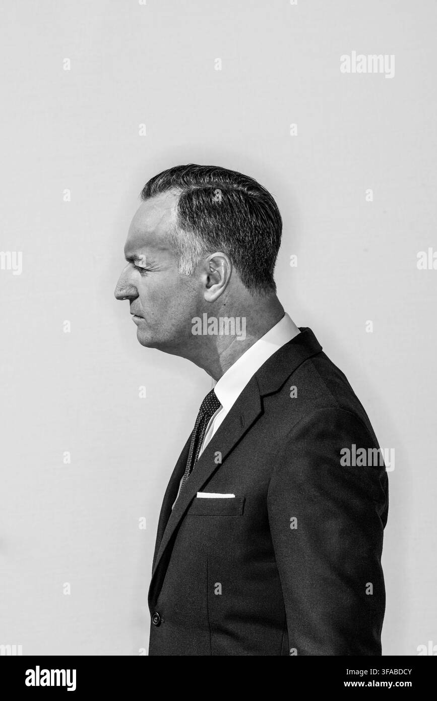 Porträt des schottischen Schriftstellers Andrew O'Hagan Stockfoto