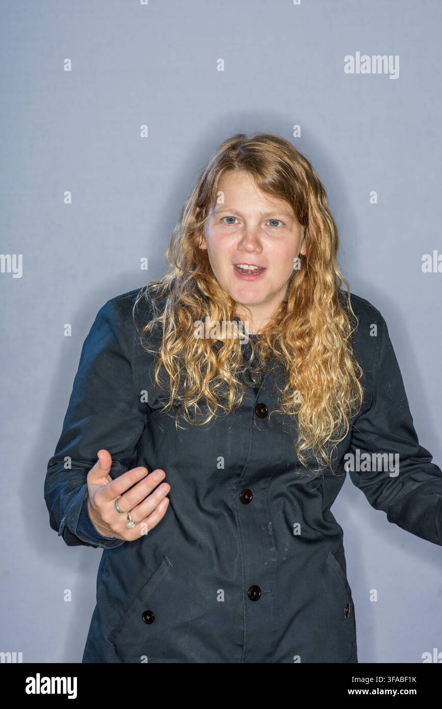Porträt von Kate Tempest, britische Poetin Stockfoto