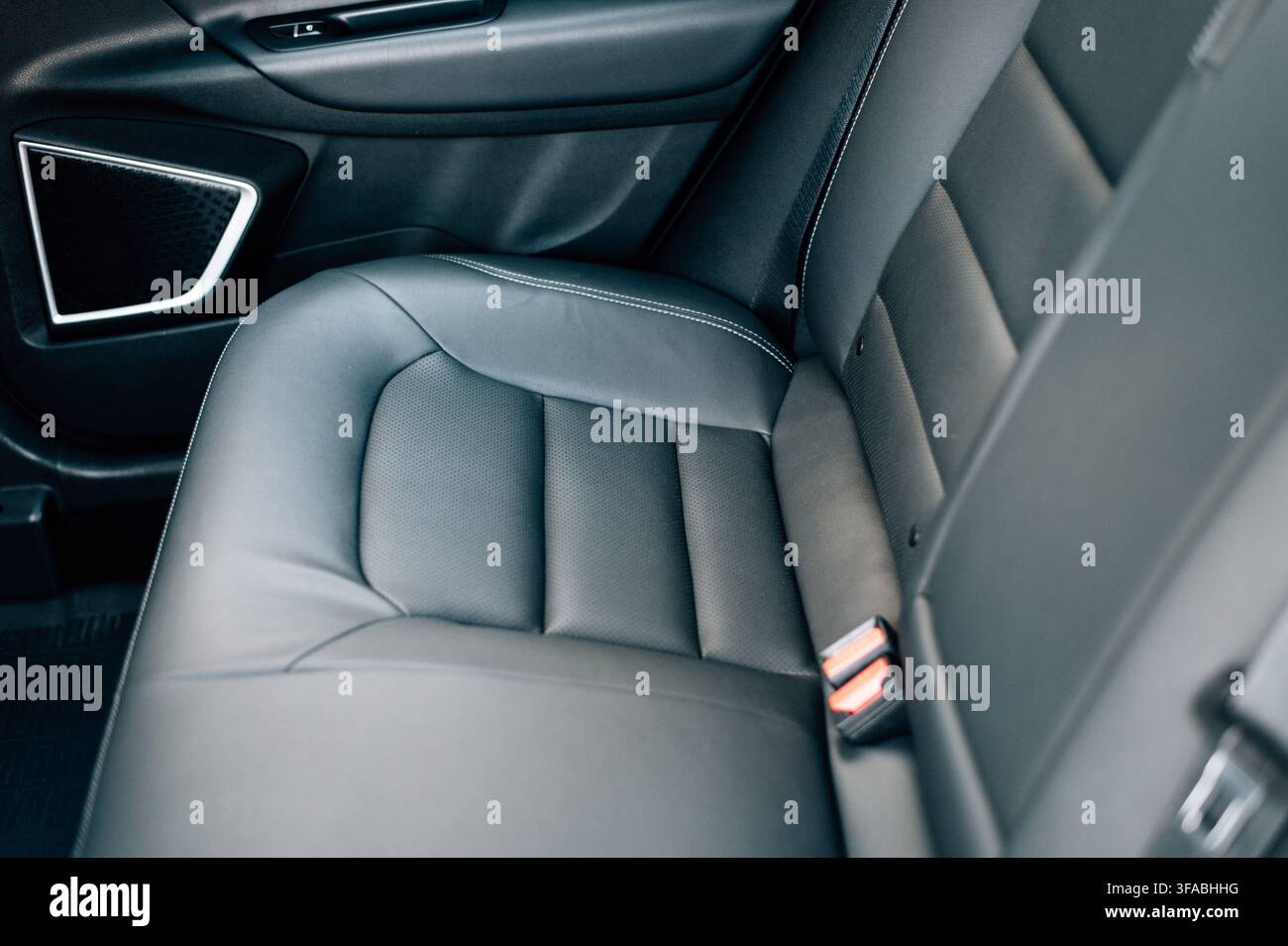 Rücksitze in einem Auto Stockfoto