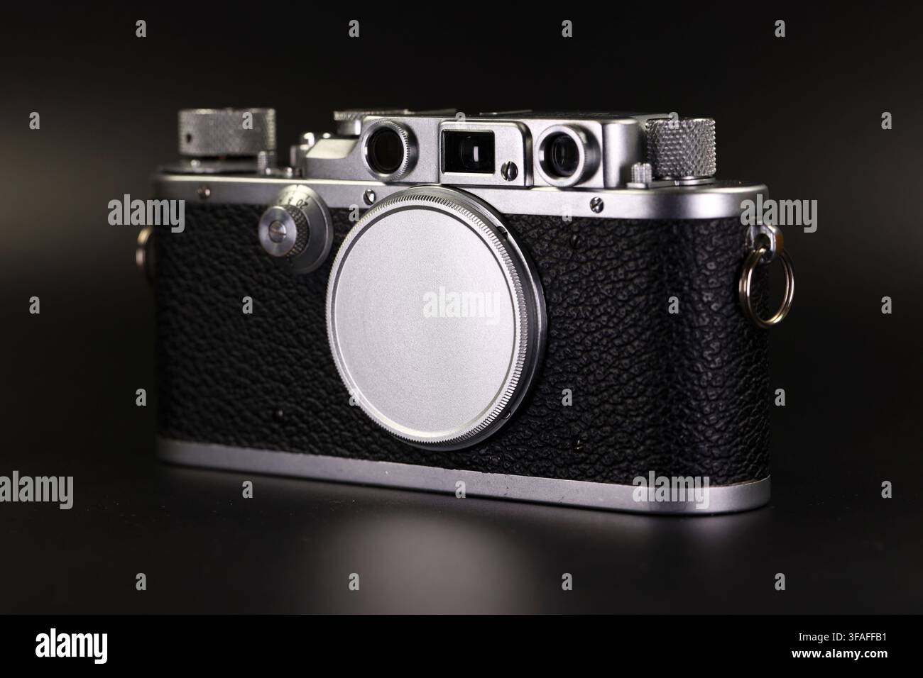 Klassische Kamerasammlung, Leica IIIb-Kamera Stockfoto