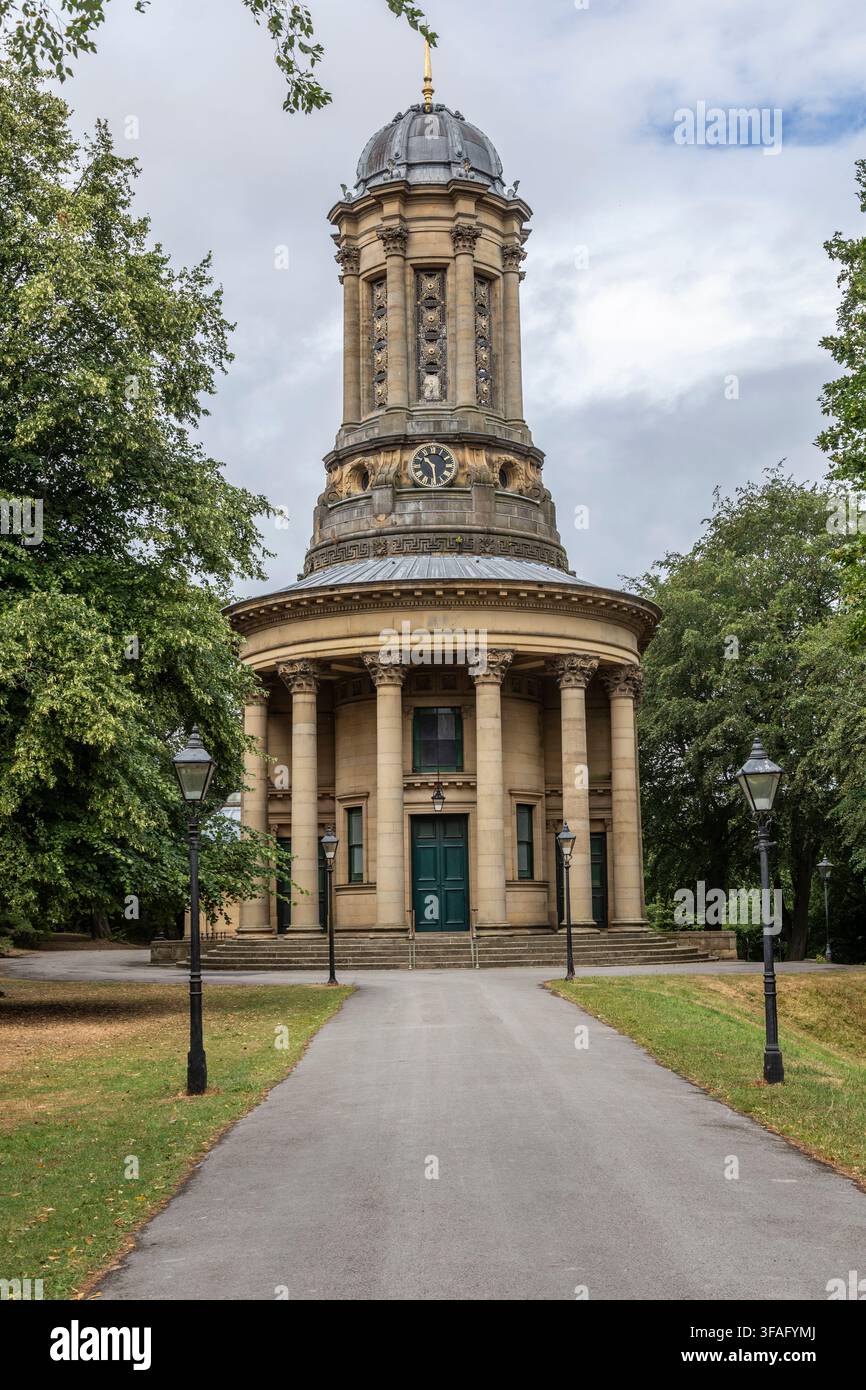 Die Vereinigte Reformierte Kirche in der Victoria Road, Saltaire, Shipley, Yorkshire, UK Stockfoto