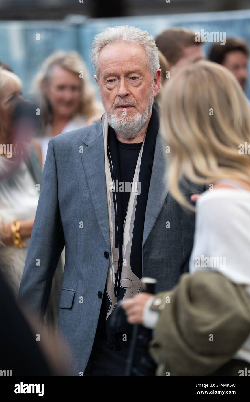 London, UK. 20. Aug., 2026. Ridley Scott nimmt an der Weltpremiere von "The Dog Stars" im Odeon Luxe Leicester Square teil. Credit: SOPA Images Limited/Alamy Live News Stockfoto