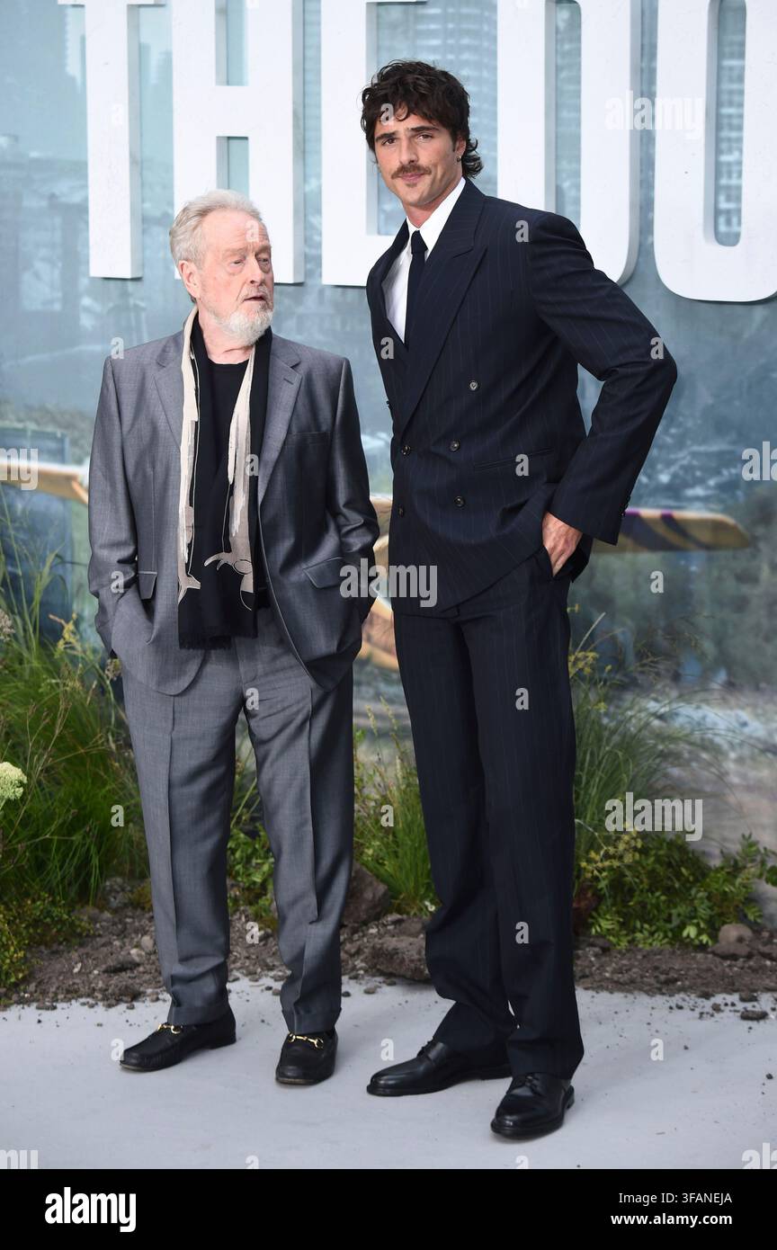 Ridley Scott und Jacob Elordi bei der Weltpremiere des Spielfilms 'The Dog Stars / The End of the Stars' im Odeon Luxe Leicester Square. London, 20.08.2026 Stockfoto