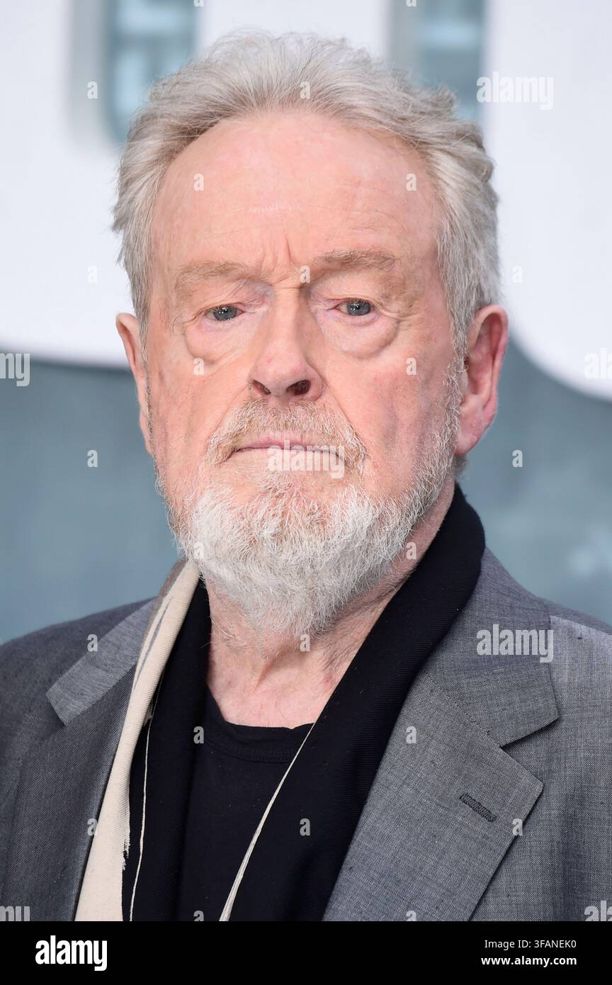 Ridley Scott bei der Weltpremiere des Spielfilms 'The Dog Stars / The End of the Stars' im Odeon Luxe Leicester Square. London, 20.08.2026 Stockfoto