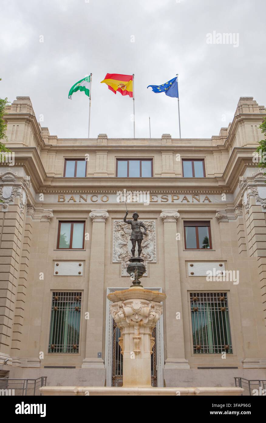 Hauptsitz der Bank von Spanien in Sevilla Stockfoto