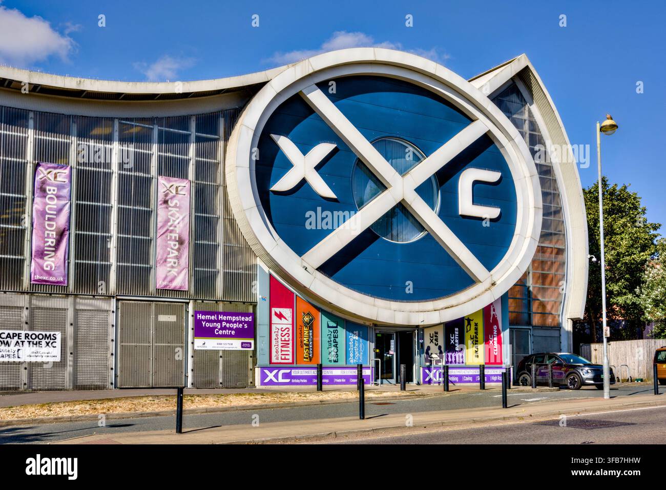 XC Sports Centre, Jarman Park, Hemel Hempstead, Hertfordshire, England, Vereinigtes Königreich Stockfoto