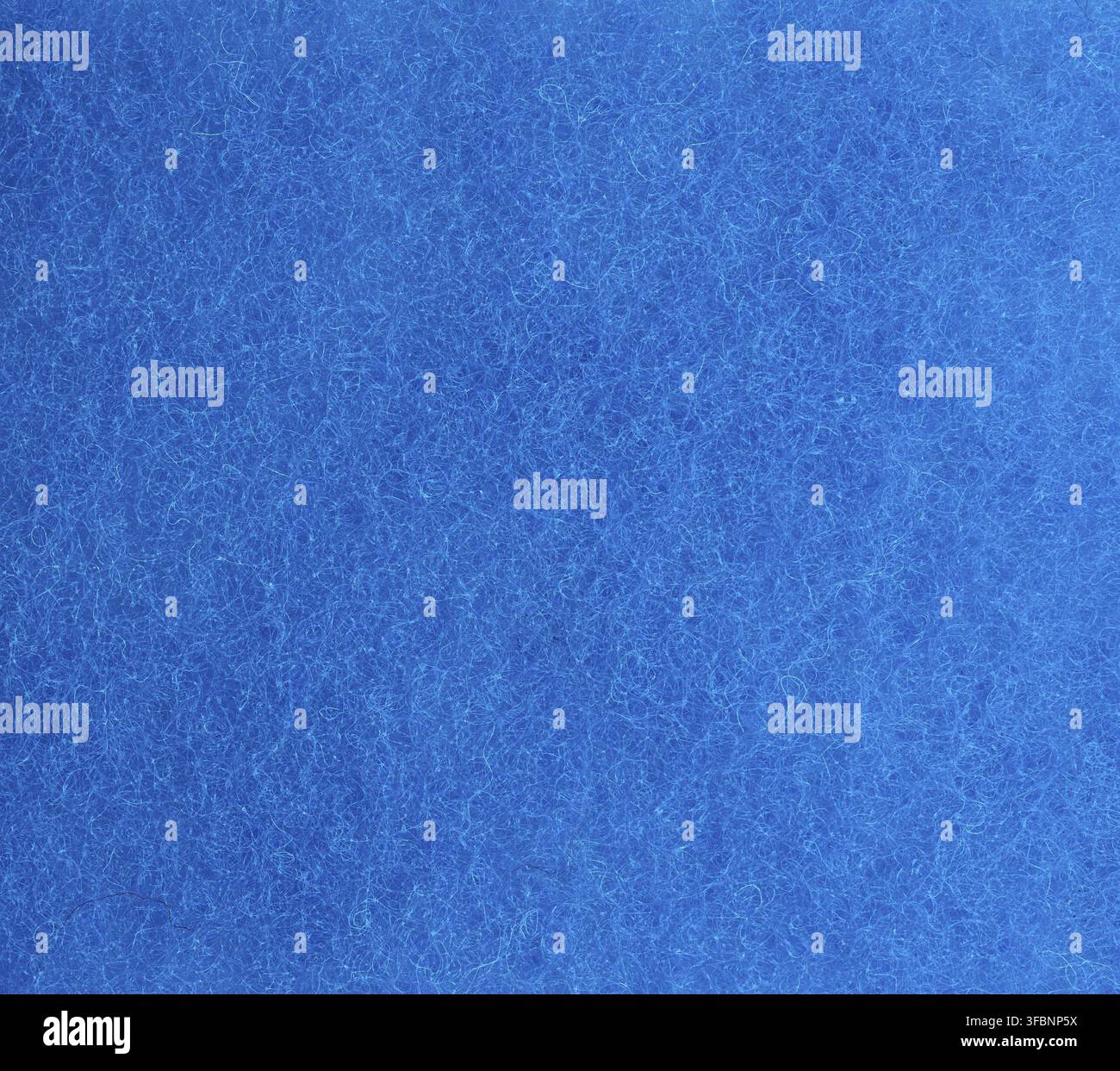 Blaue Textur eines Küchenschwamms mit Fasern, Vollrahmen, Makro Stockfoto