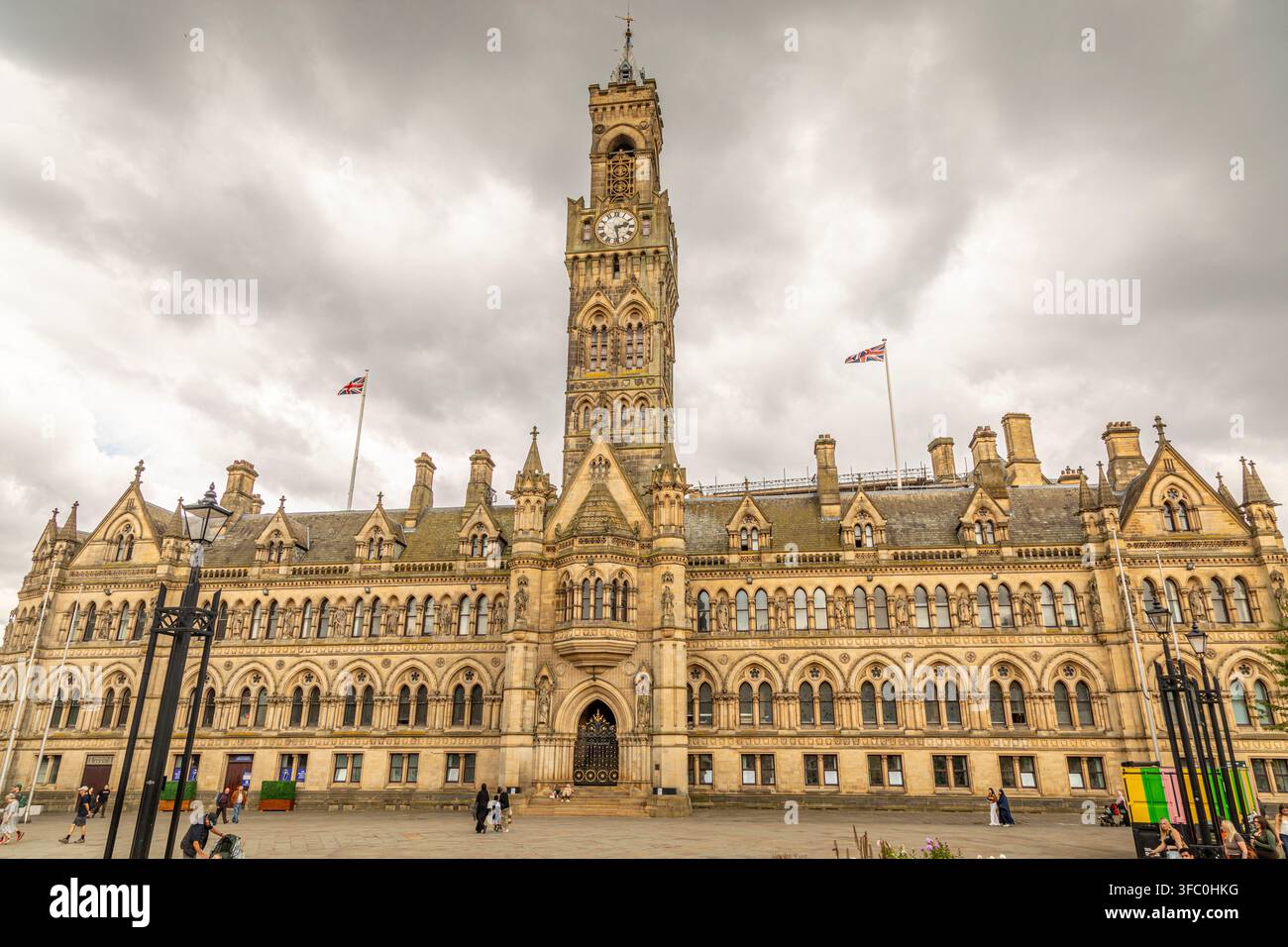 Bradford City Hall, Yorkshire, UK. Stockfoto