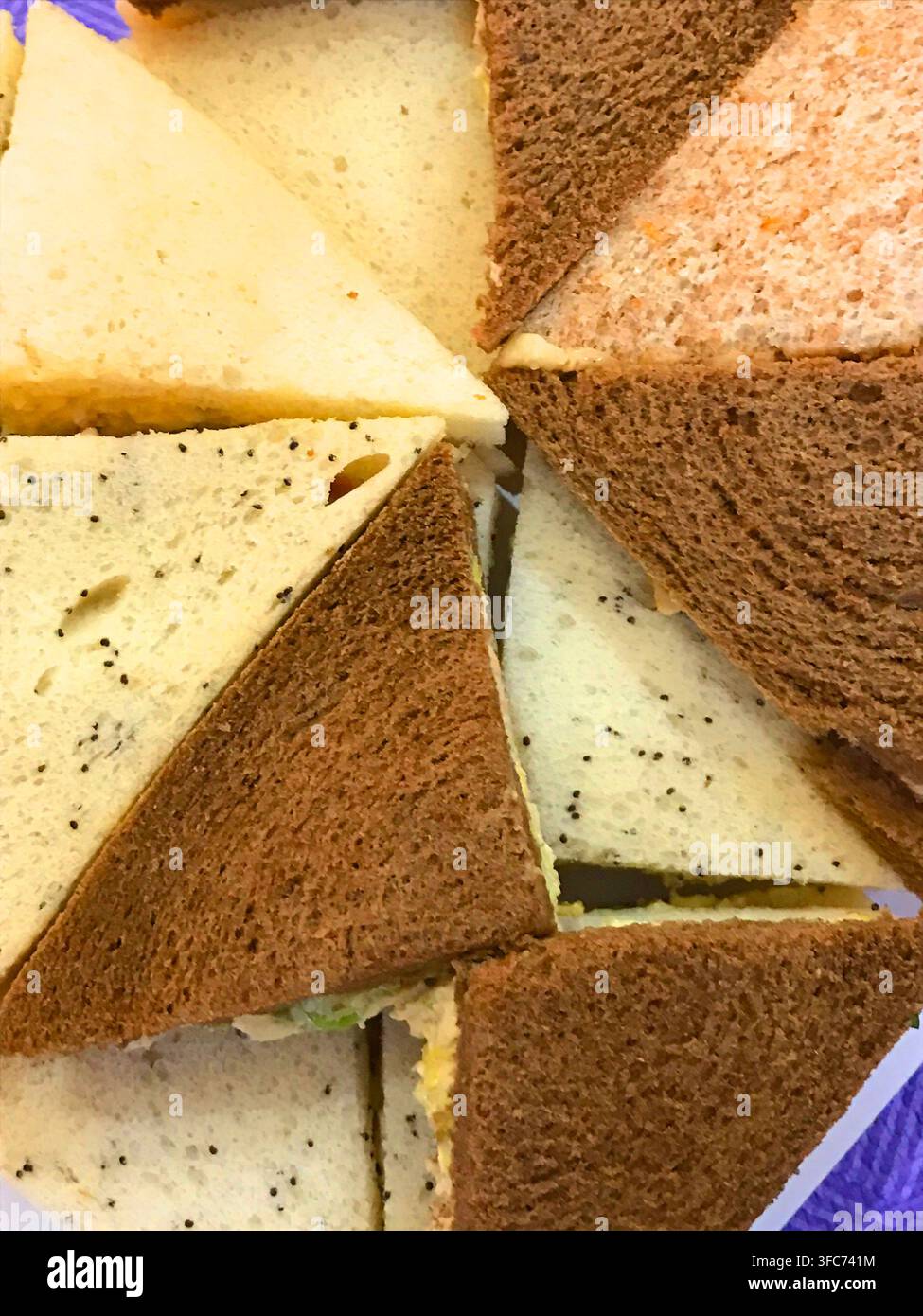 Verschiedene Sandwiches. Stockfoto