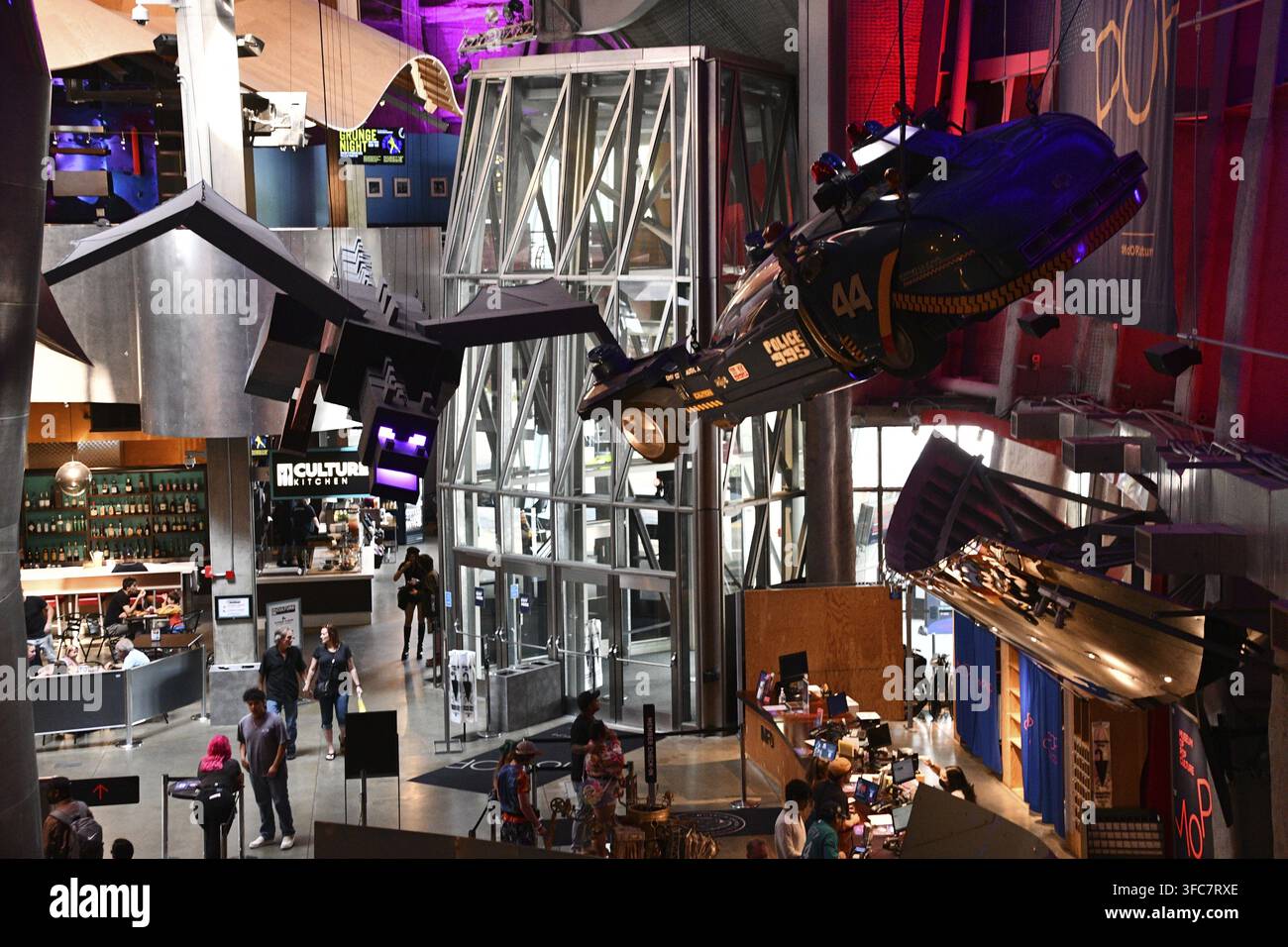 Ausstellung im Museum of Pop Culture in Seattle, Washington Stockfoto
