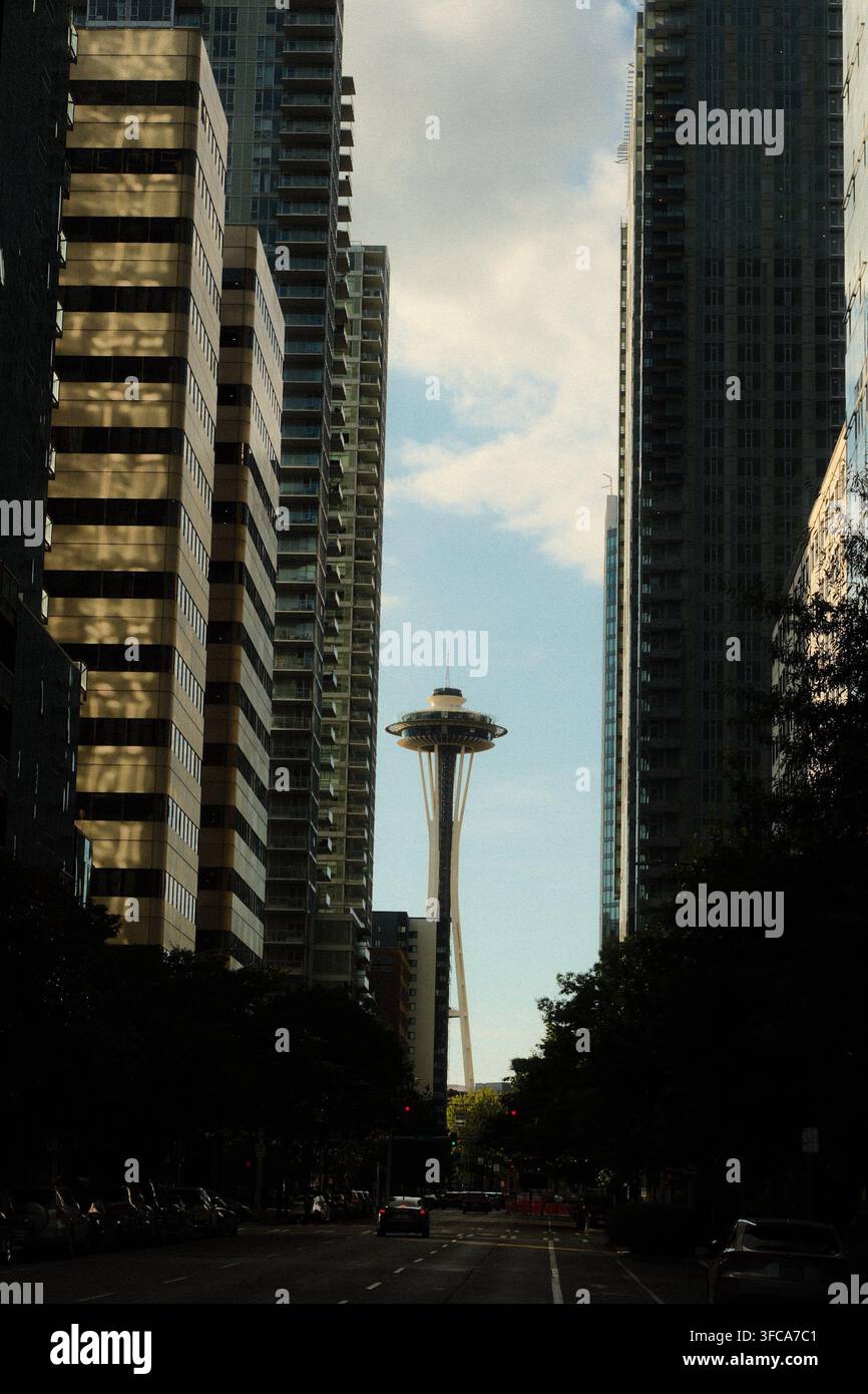 Space Needle in Seattle Stockfoto