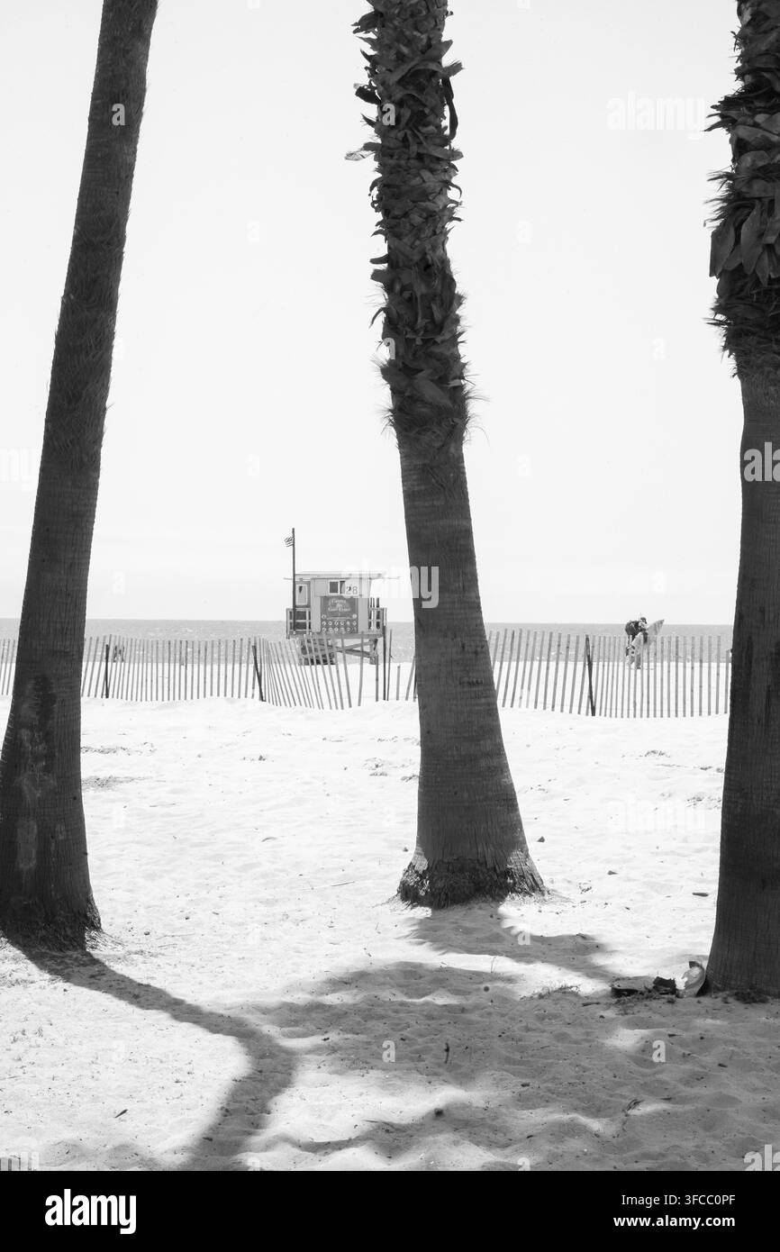 Santa Monica Küste Kalifornien Stockfoto