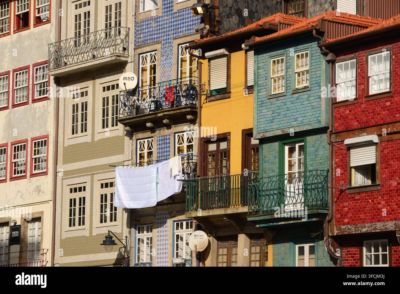 Ribeira-Bezirk, Porto Stockfoto