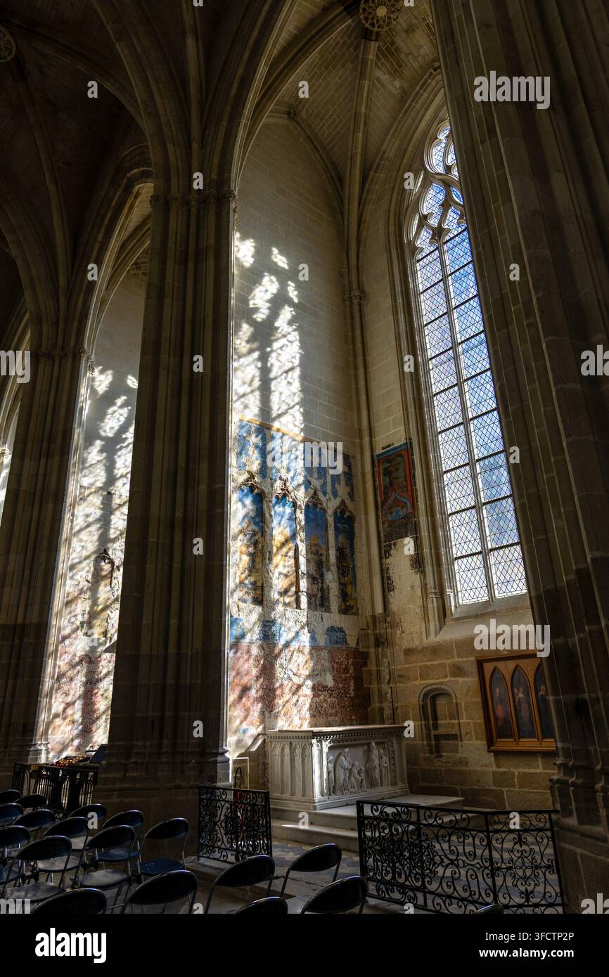 Kathedrale von Nantes (Cathédrale Saint-Pierre-et-Saint-Paul de Nantes), Nantes, Frankreich Stockfoto