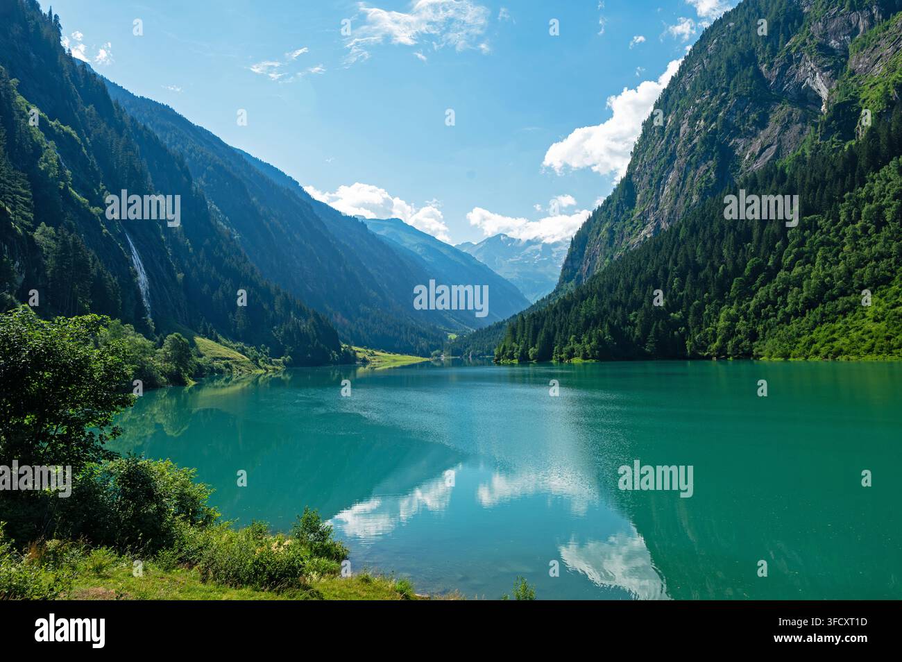 Speicher Stillup See in der Nähe von Mayrhofen in Tirol in den österreichischen Alpen Stockfoto