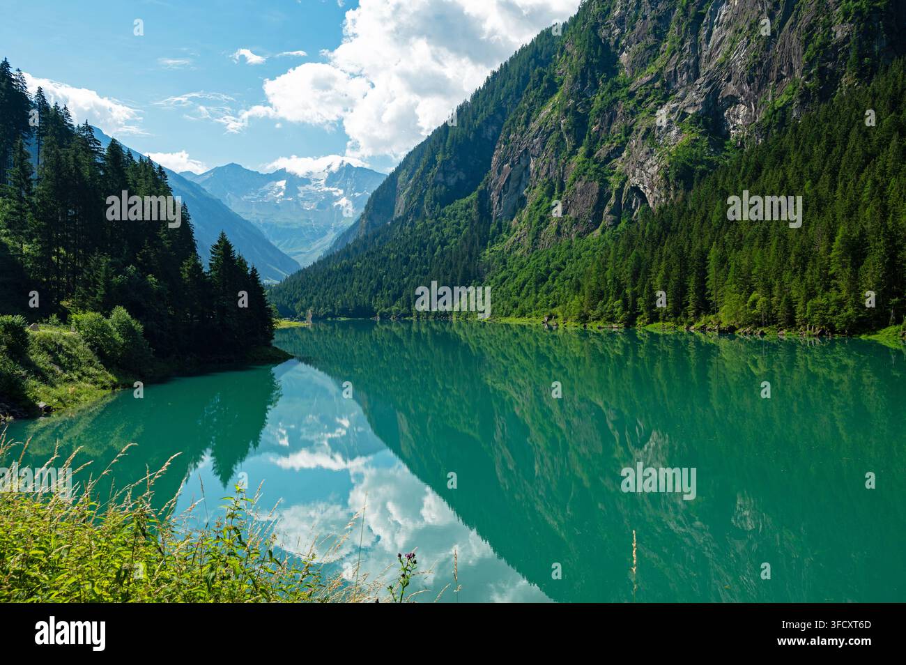 Speicher Stillup See in der Nähe von Mayrhofen in Tirol in den österreichischen Alpen Stockfoto
