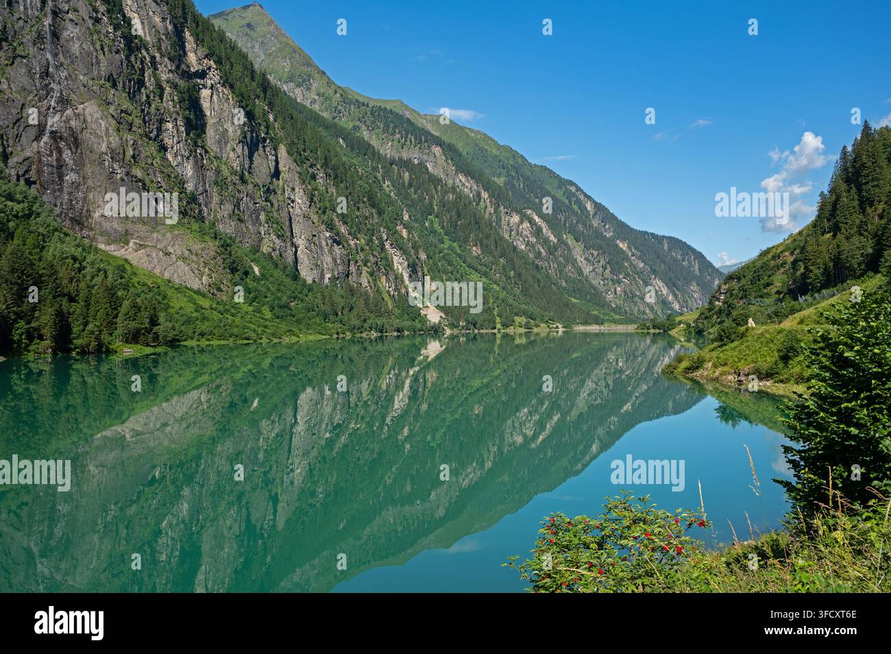Speicher Stillup See in der Nähe von Mayrhofen in Tirol in den österreichischen Alpen Stockfoto