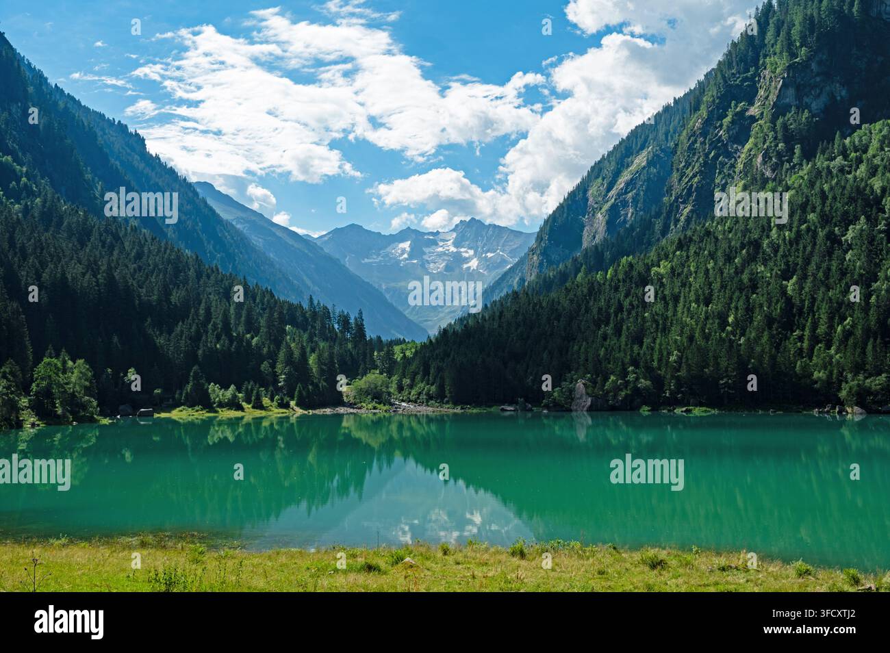 Speicher Stillup See in der Nähe von Mayrhofen in Tirol in den österreichischen Alpen Stockfoto