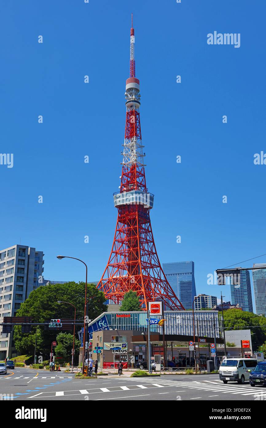 Der Tokyo-Turm, Shiabkoen, Tokio, Japan Stockfoto
