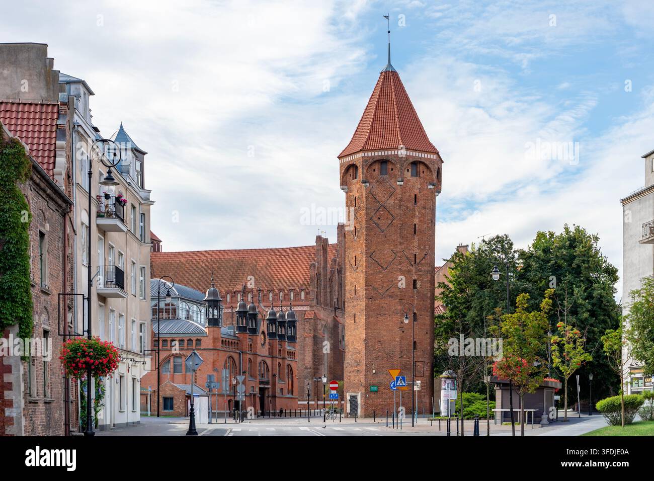Jacek Tower, Altstadt, Danzig, Polen Stockfoto
