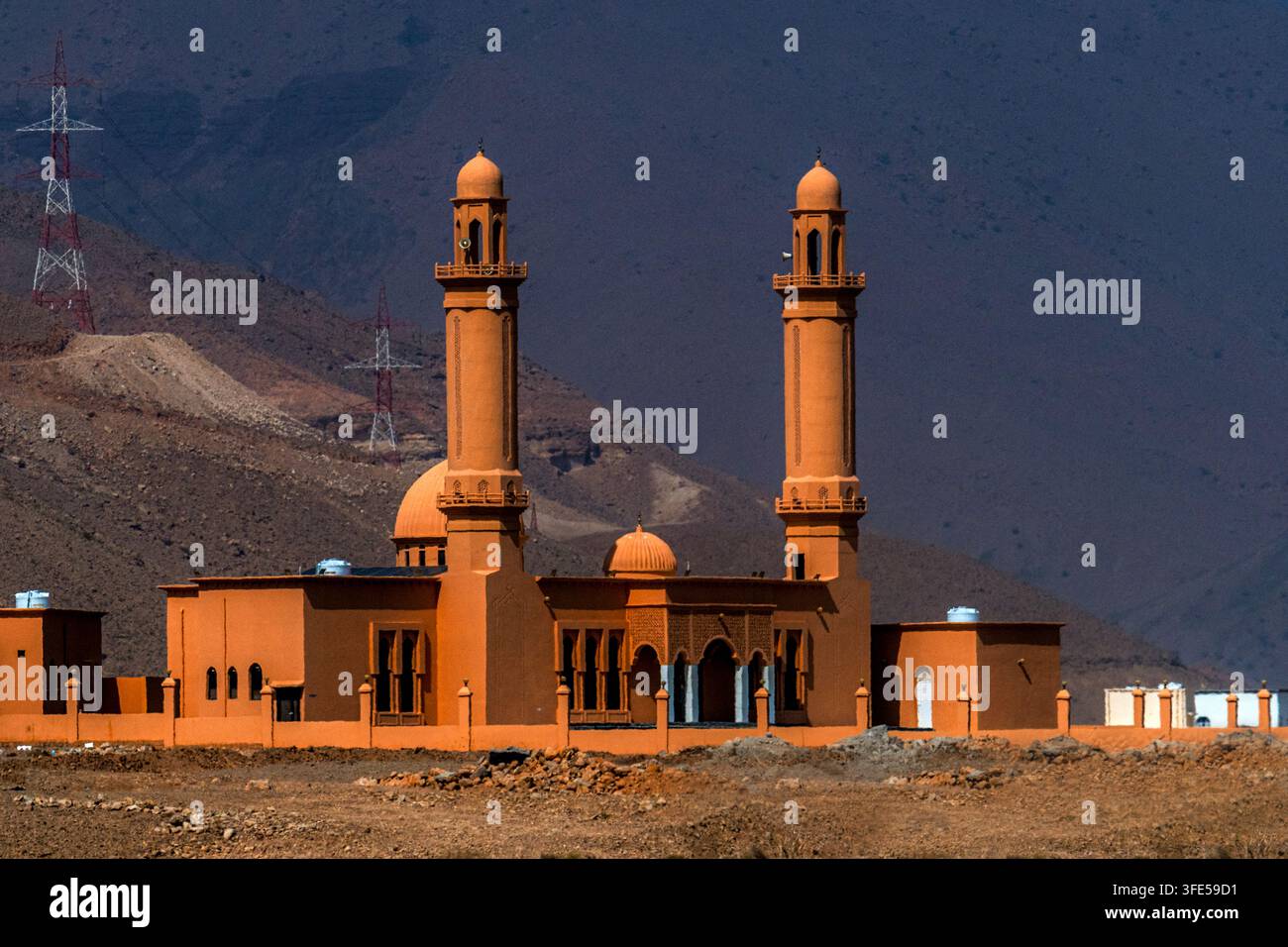 schöne Bilder der Moscheen in Oman Stockfoto