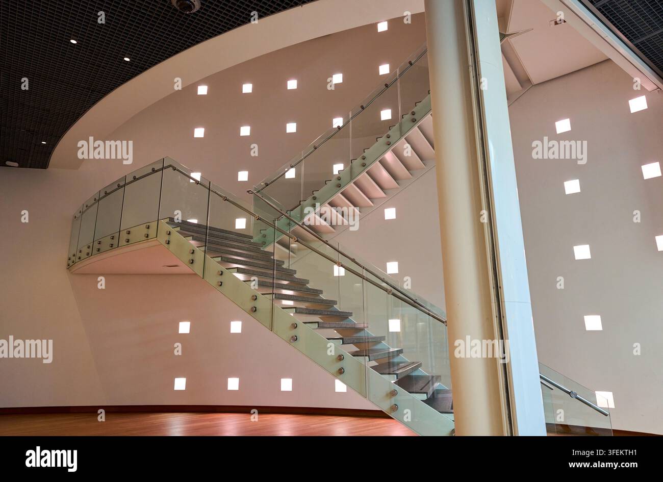 Treppen, Van-Gogh-Museum, Amsterdam, Niederlande Stockfoto