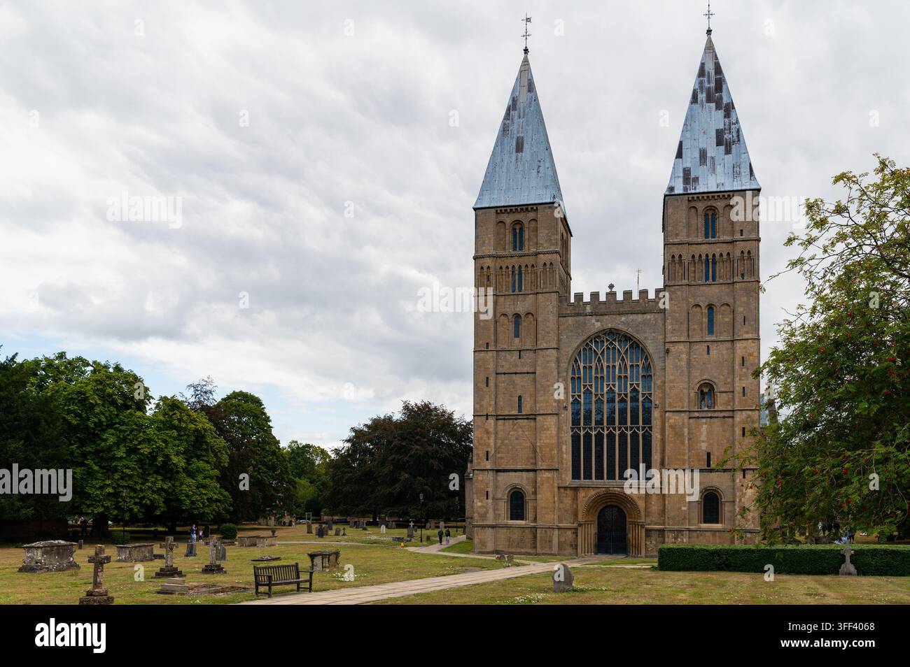 Southwell Minster, Southwell, Nottinghamshire. Aufgenommen am 22. August 2026 Stockfoto