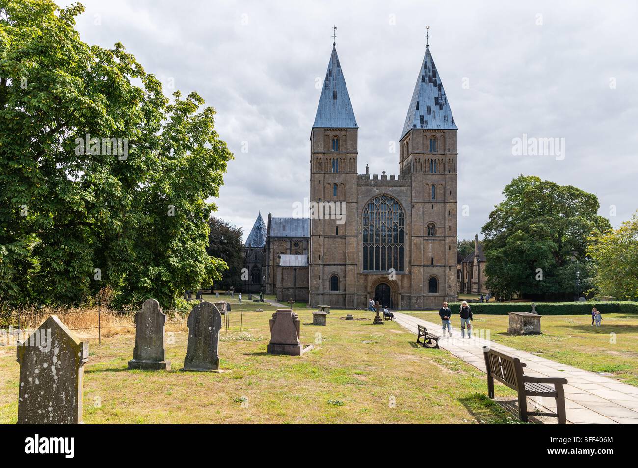 Southwell Minster, Southwell, Nottinghamshire. Aufgenommen am 22. August 2026 Stockfoto