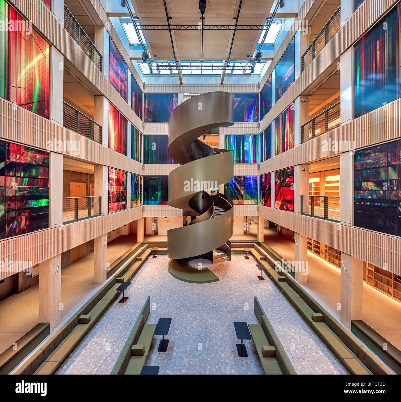 Eine Innenansicht des Kulturhauses Nationales Zentrum für Kreative Smarte Städte in Sunderland, Tyne & Wear Stockfoto