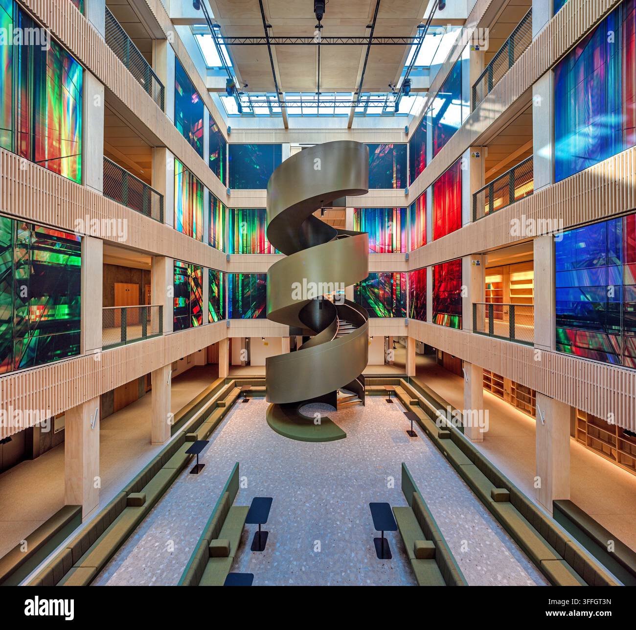 Eine Innenansicht des Kulturhauses Nationales Zentrum für Kreative Smarte Städte in Sunderland, Tyne & Wear Stockfoto