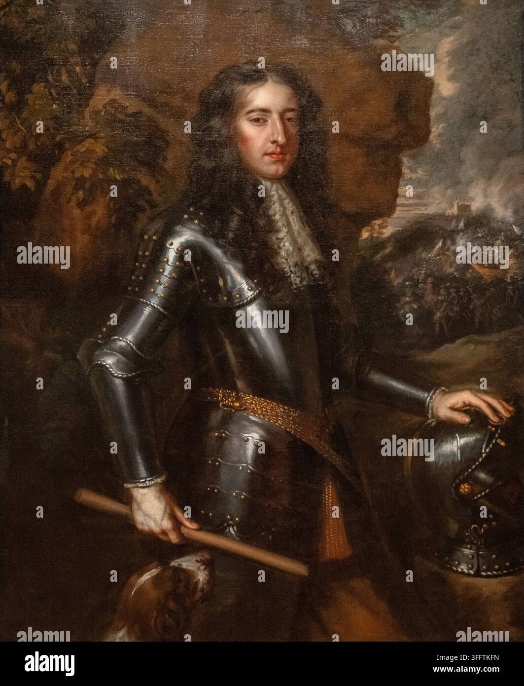 Porträt von König Wilhelm III. von Sir Peter Lely in der National Portrait Gallery in London Stockfoto