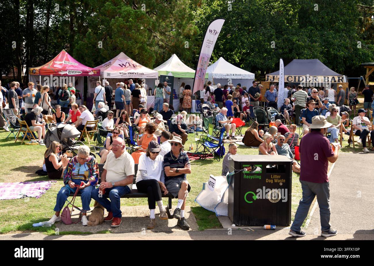 Alton Flavourfest, Public Gardens, Alton, Hampshire, UK. 6. September 2026. Stockfoto