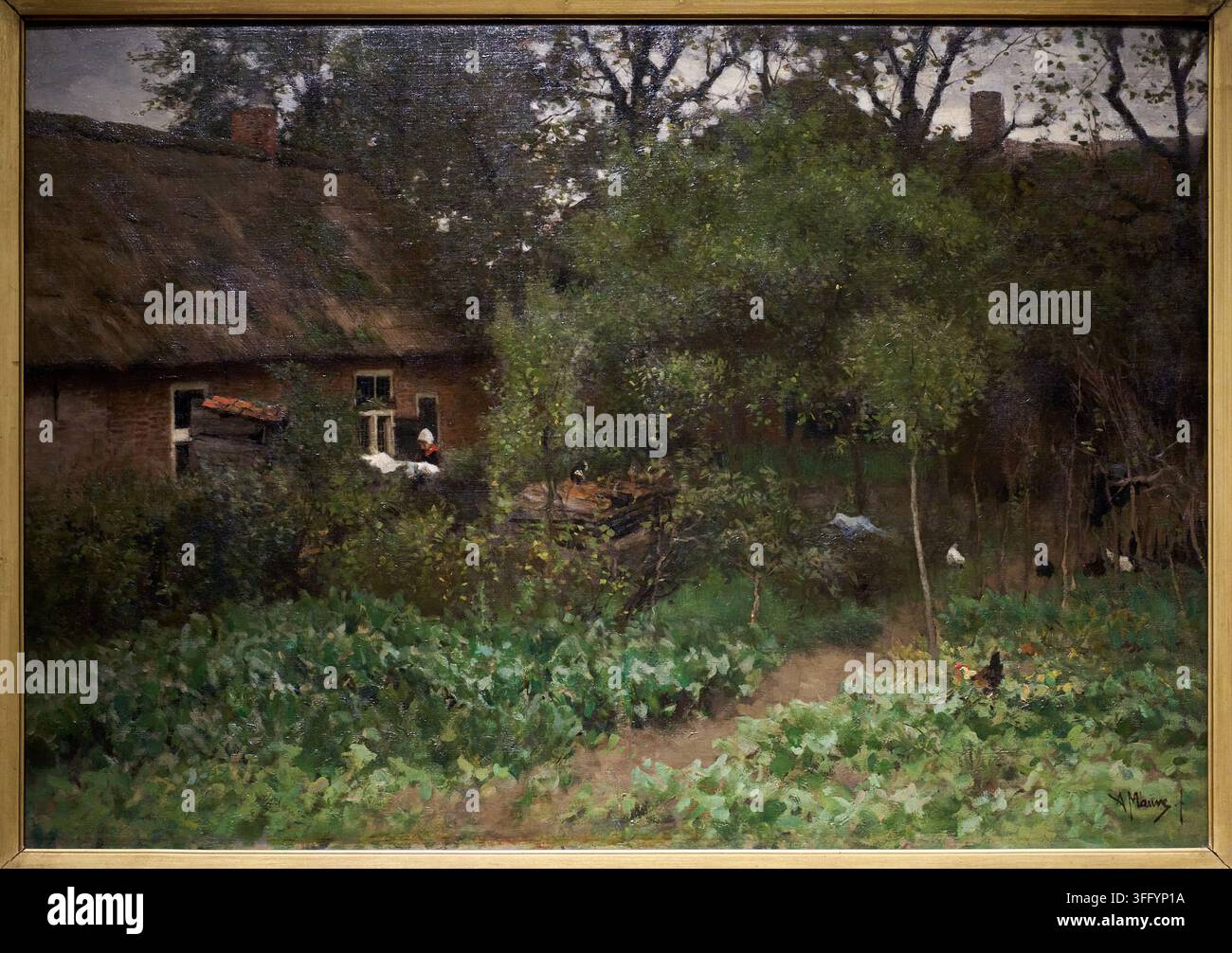 Der Gemüsegarten, 1885-1888, Anton Mauve (1838-1888), Rijksmuseum, Amsterdam, Niederlande Stockfoto