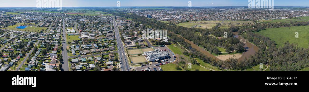 Die Stadt Dubbo im Zentralwesten von New South Wales, Australien. Stockfoto