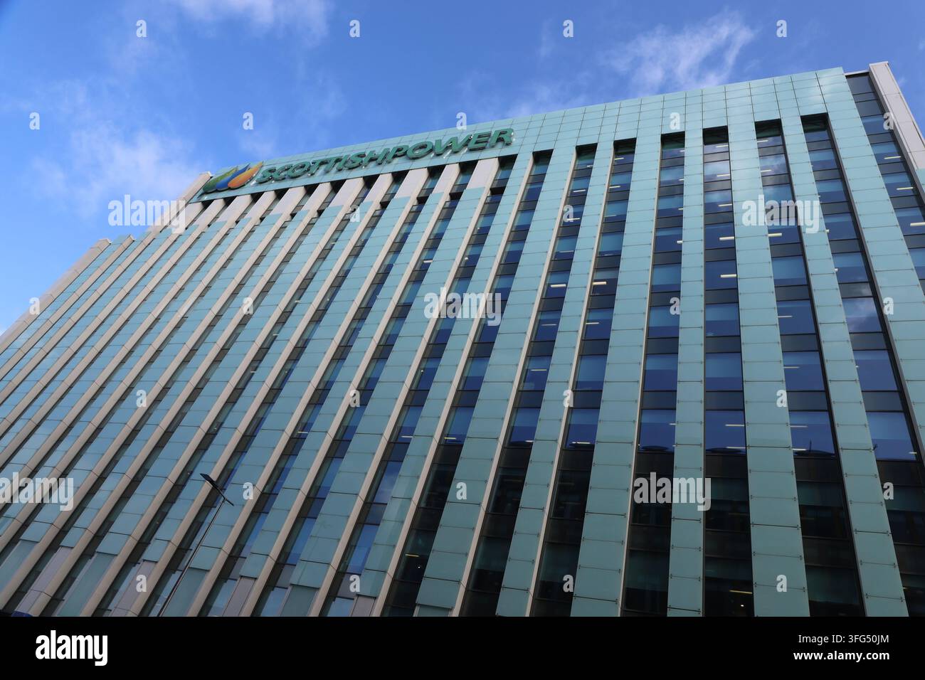Außenansicht des Scottish Power-Hauptsitzes St Vincent Street Glasgow Schottland September 2026 Stockfoto