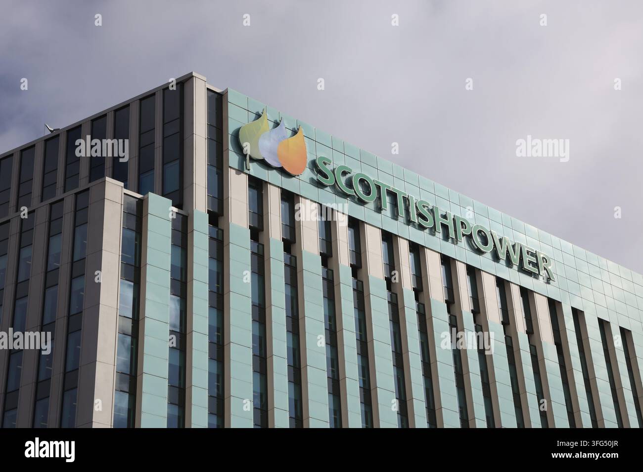 Außenansicht des Scottish Power-Hauptsitzes St Vincent Street Glasgow Schottland September 2026 Stockfoto