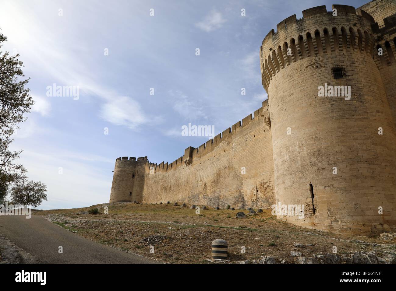 Festung Saint-André in Villeneuve-lès-Avignon, Frankreich Stockfoto