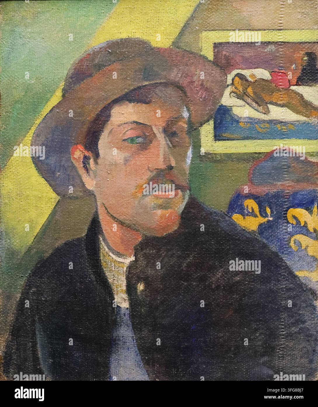 Paul Gauguin, Selbstporträt, 1893–1894, Musée d’Orsay, Paris, Frankreich Stockfoto