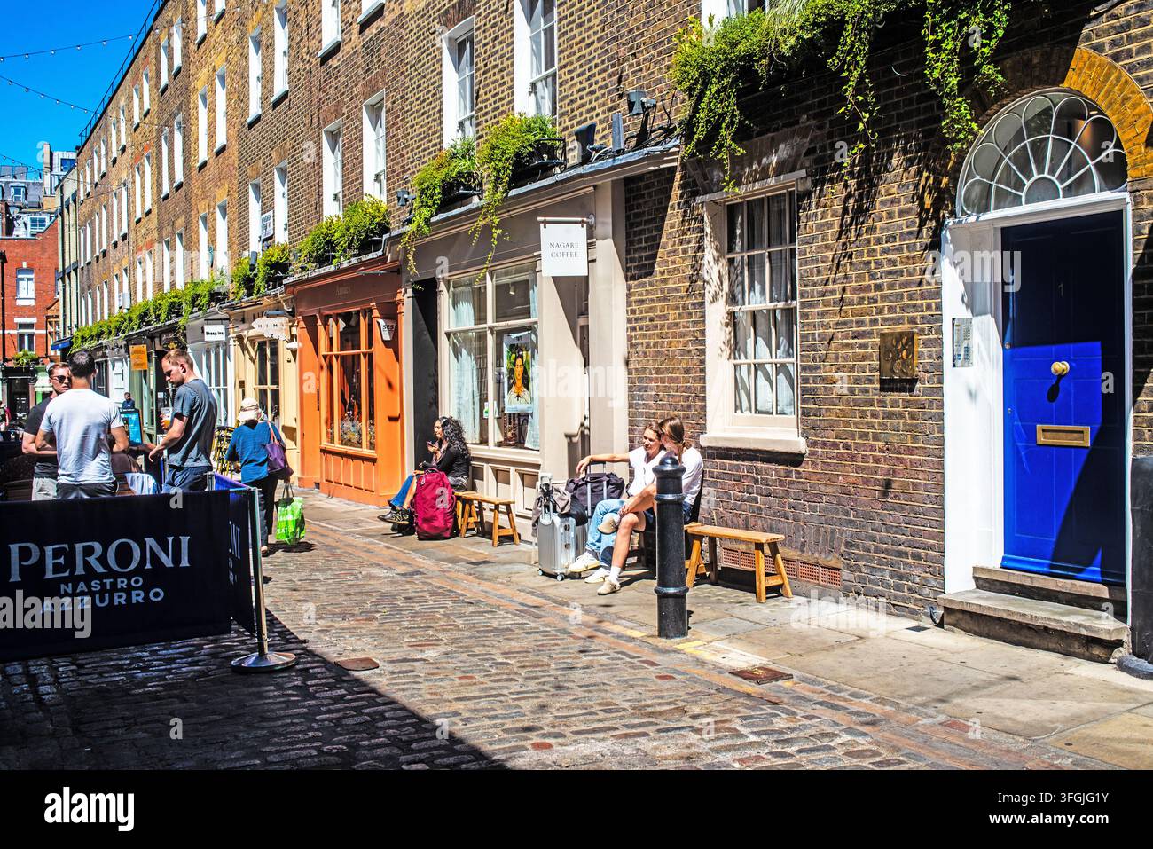 Newburgh Street, Soho London, England Stockfoto