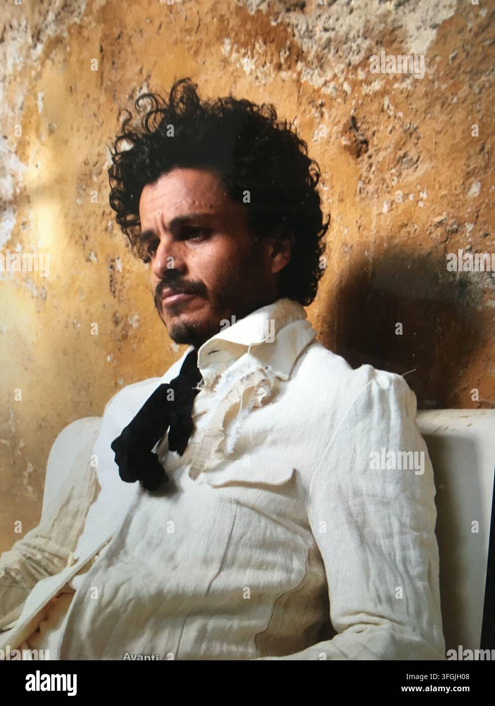 Exklusives Produktionsbild aus dem epischen Drama "In the Hand of Dante", ausgeführt produziert vom legendären Filmemacher Martin Scorsese und inszeniert von Julia Stockfoto