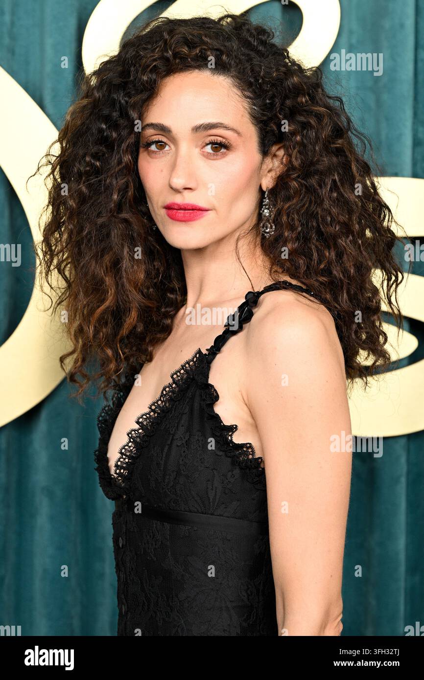 Los Angeles, Kalifornien, USA. 14. Sep, 2026. Emmy Rossum kommt zur Emmy-Awards-Feier der The Walt Disney Company im Vibiana am 14. September 2026 an. Credit: Ad Media/Media Punch/Alamy Live News Stockfoto