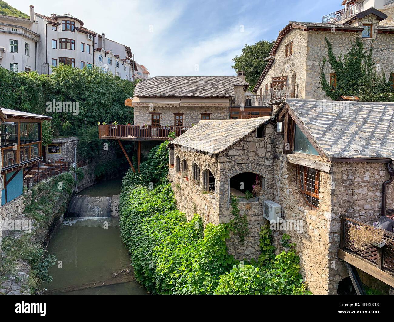 Altstadt von Mostar, Bosnien-Herzegowina - Smartphone-aufgenommenes Stockfoto