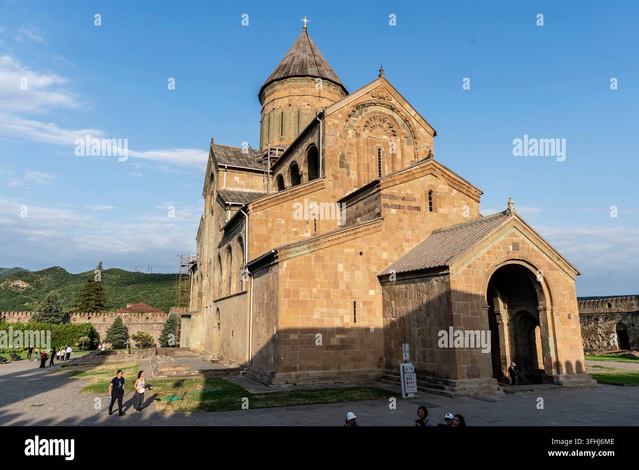 Mtskheta, Svetitskhoveli-Kathedrale, orthodoxe Kathedrale aus dem 11. Jahrhundert, Georgien Stockfoto