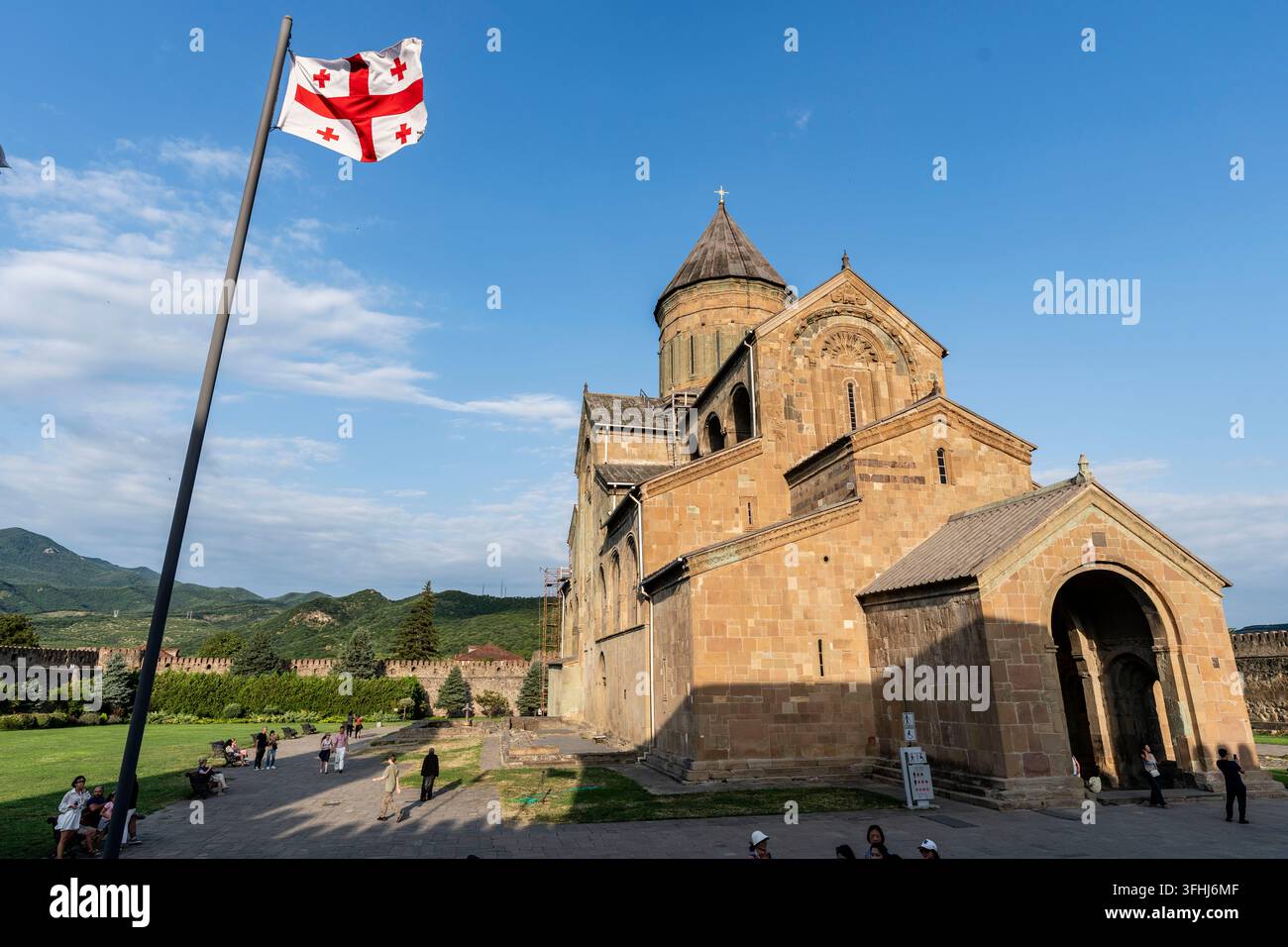 Mtskheta, Svetitskhoveli-Kathedrale, orthodoxe Kathedrale aus dem 11. Jahrhundert, Georgien Stockfoto
