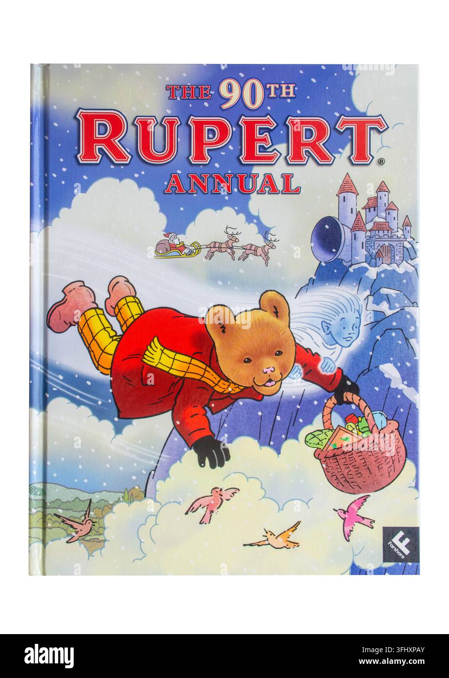 Das 90. Rupert-Bear-Jahrbuch, Surrey, England, Vereinigtes Königreich Stockfoto