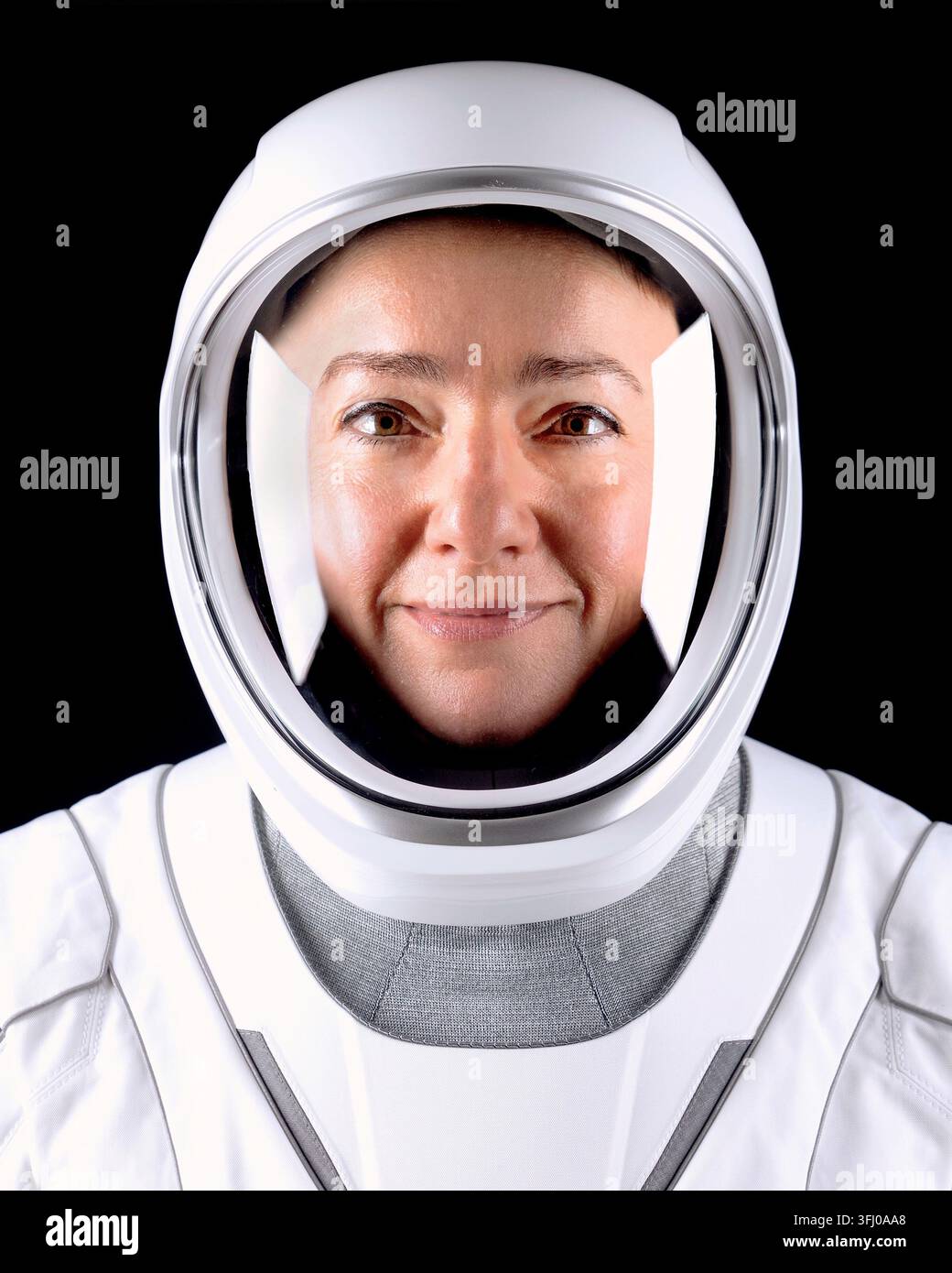 NASA-Astronautin Jessica Meir, Kommandantin der NASA-SpaceX-Mission Crew-12, 14. Januar 2026 Stockfoto