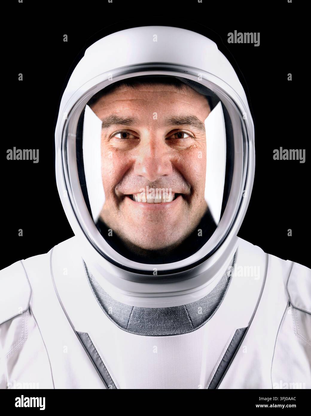 NASA-Astronaut Jack Hathaway, Pilot der NASA-SpaceX-Mission Crew-12, 14. Januar 2026 Stockfoto