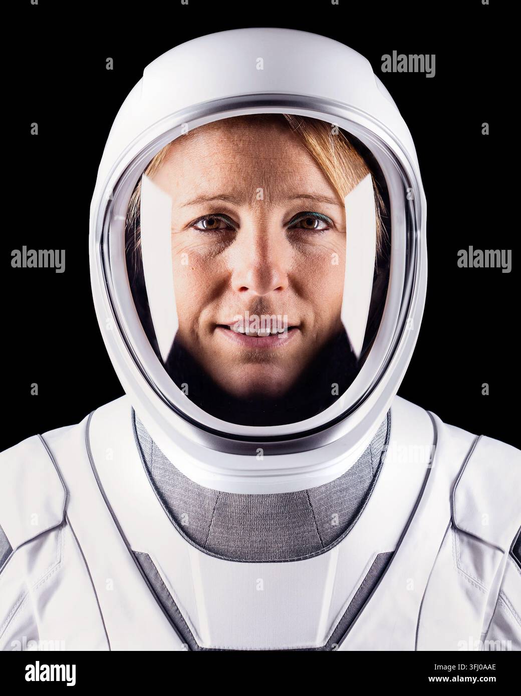 ESA-Astronautin Sophie Adenot, Missionsspezialistin der NASA-SpaceX-Mission Crew-12, 14. Januar 2026 Stockfoto