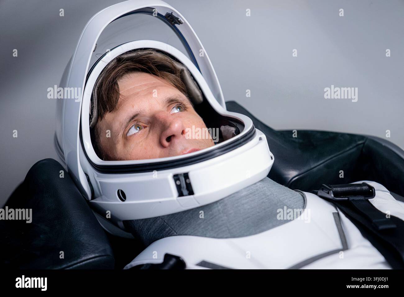 CSA-Astronaut und SpaceX Crew-13-Missionsspezialist Joshua Kutryk, 17. April 2026 Stockfoto