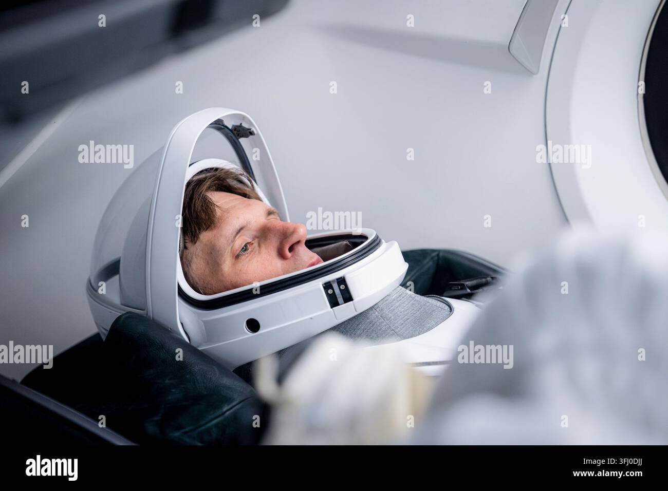 CSA-Astronaut und SpaceX Crew-13-Missionsspezialist Joshua Kutryk, 17. April 2026 Stockfoto